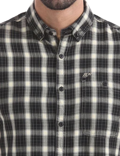 Ed Hardy Men Casual Wear Checkered Shirt